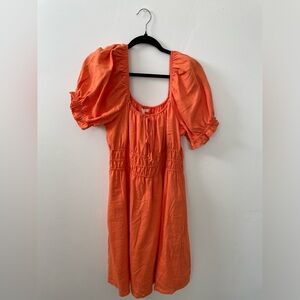 Copper Key Vibrant Orange Dress